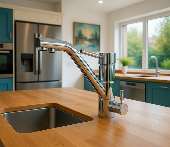 Robinet BR307 Chrome vue latérale
